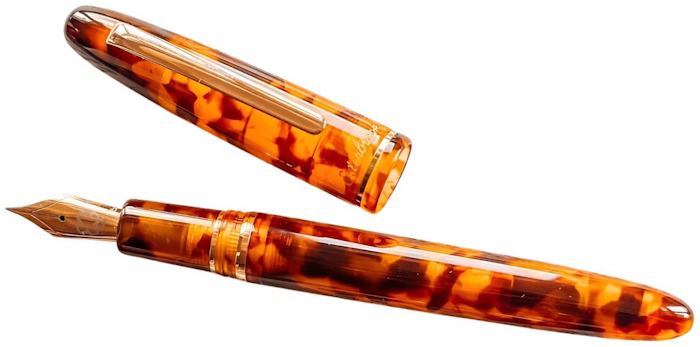 Esterbrook Fountain pen, Amber Tortoise Estie series (Standard - Regular nibs)