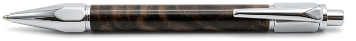 Ecowoodturner&nbsp;Ballpoint pen,&nbsp;Facet-Grip Click&nbsp;series&nbsp;Brown #26