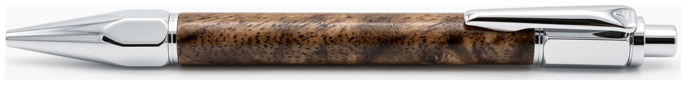 Ecowoodturner&nbsp;Ballpoint pen,&nbsp;Facet-Grip Click&nbsp;series&nbsp;Brown #24