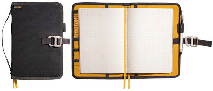 Lochby Notebook, Field Journal series Charcoal - Gold (Bumblebee)