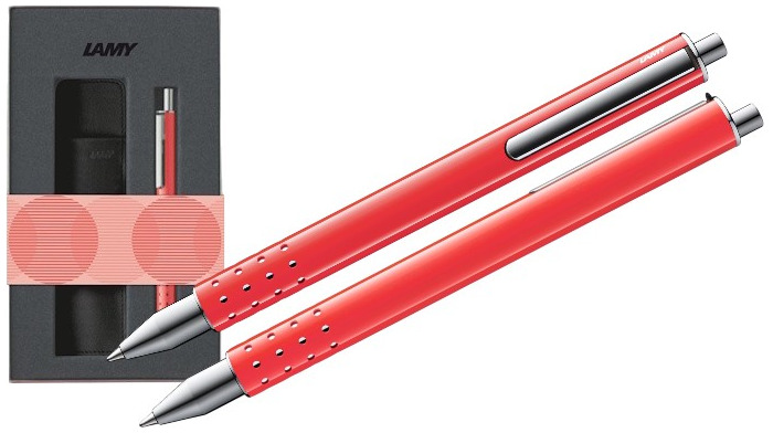 Lamy Retractable rollerball & pouch set, Swift Sunset Special Edition series