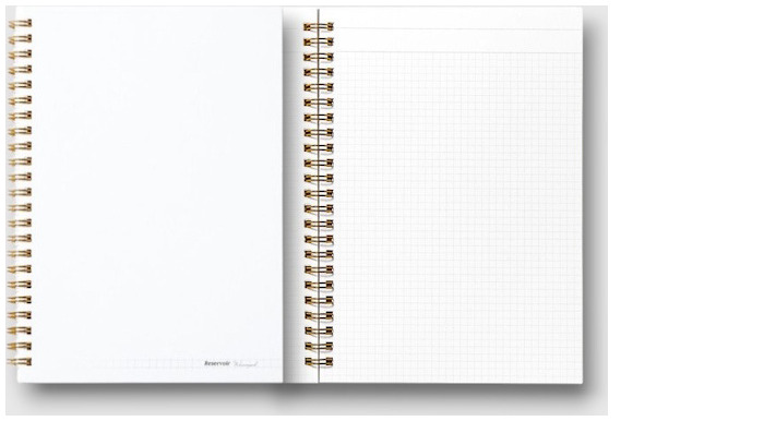 Wearingeul Notebook (A5), Reservoir Ring Note series (Grid)