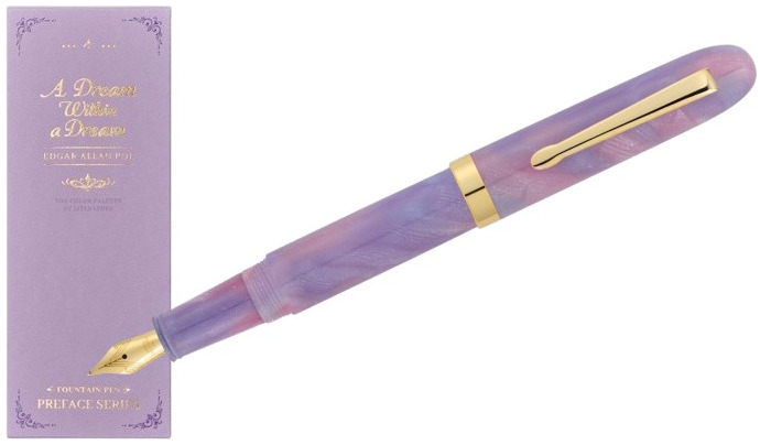 Wearingeul Fountain pen, Preface series Pink violet GT (A Dream Within a Dream)