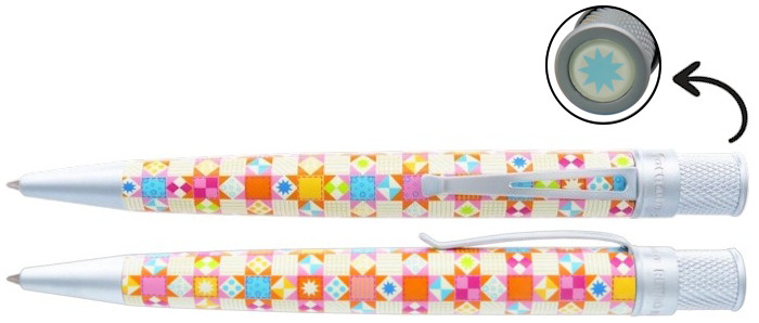 Retro 51 Retractable Roller ball, Tornado Patchwork series