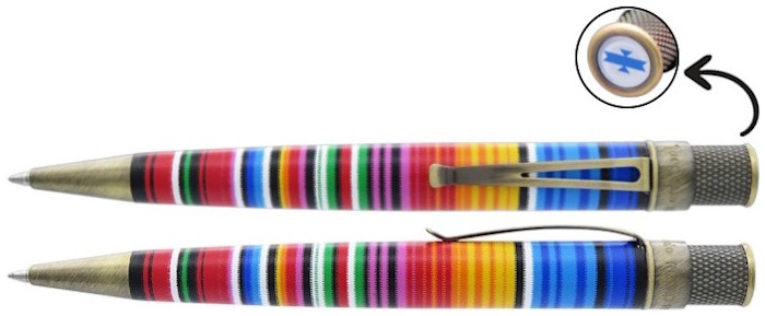 Retro 51 Retractable Roller ball, Tornado Poncho series