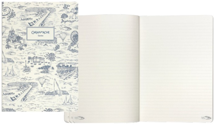 Caran d'Ache Notebook (A5), Toile de Jouy - Geneva Edition SE series (Lined - 148 x 210 mm)