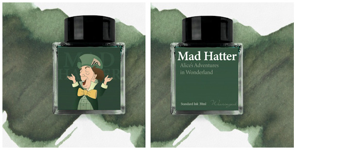 Bouteille d'encre Wearingeul, s&eacute;rie World Literature Ink Encre Mad Hatter (30ml)