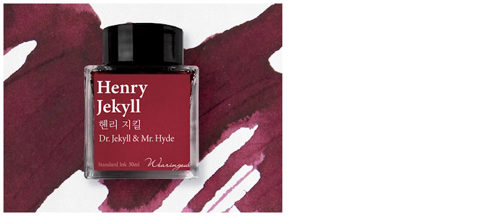 Bouteille d'encre Wearingeul, s&eacute;rie World Literature Ink Encre Henry Jekyll (30ml)