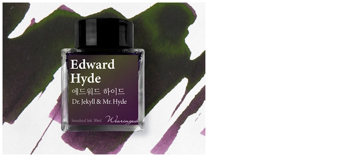 Bouteille d'encre Wearingeul, s&eacute;rie World Literature Ink Encre Edward Hyde (30ml)