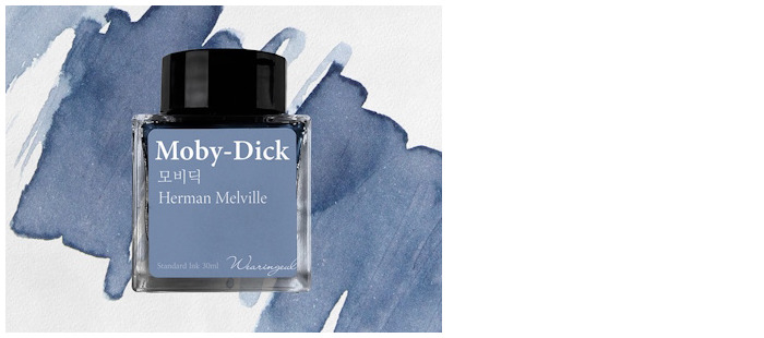 Bouteille d'encre Wearingeul, s&eacute;rie World Literature Ink Encre Moby-Dick (30ml)