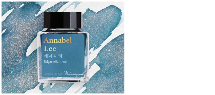 Bouteille d'encre Wearingeul, s&eacute;rie World Literature Ink Encre Annabel Lee (30ml)