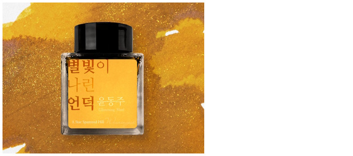 Bouteille d'encre Wearingeul, s&eacute;rie Korean Literature Ink Encre A Star Spattered Hill (30ml)