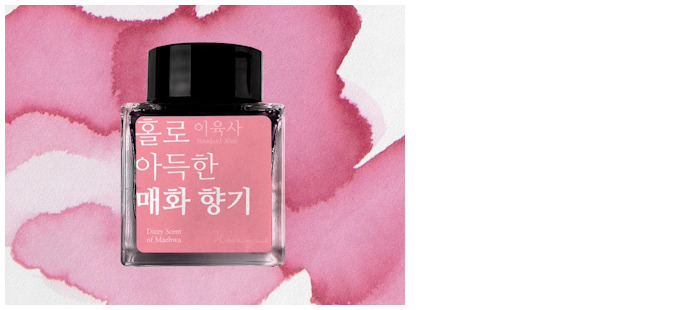 Bouteille d'encre Wearingeul, s&eacute;rie Korean Literature Ink Encre Dizzy Scent of Maehwa (30ml)