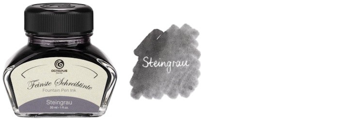 Octopus Fluids Ink bottle, Classic series Steingrau ink (30ml)