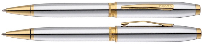Cross Ballpoint pen, Foundry series Chrome GT