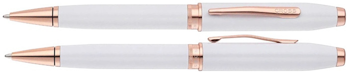 Cross Ballpoint pen, Foundry series Pearl white PGT