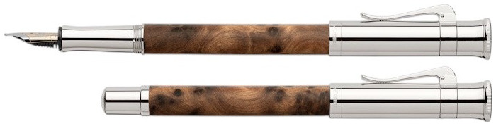 Stylo plume Faber-Castell, Graf von, s&eacute;rie Classic Bois de ronce de thuya