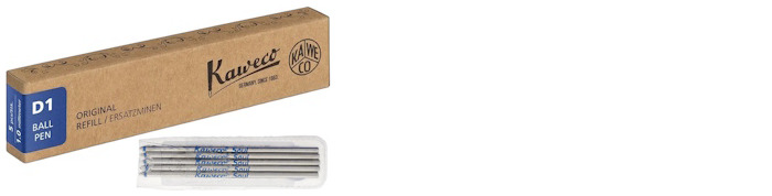 Kaweco Ballpoint refills, Refill & ink series Blue ink (Box of 5)