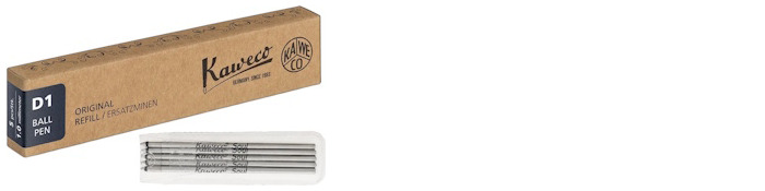 Kaweco Ballpoint refills, Refill & ink series Black ink (Box of 5)