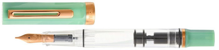 TWSBI Fountain pen, Eco series Jade Jelly/Bronze