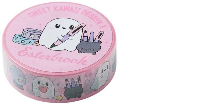 Esterbrook Washi tape, Halloween LE series Little Boo Thing - Pink  