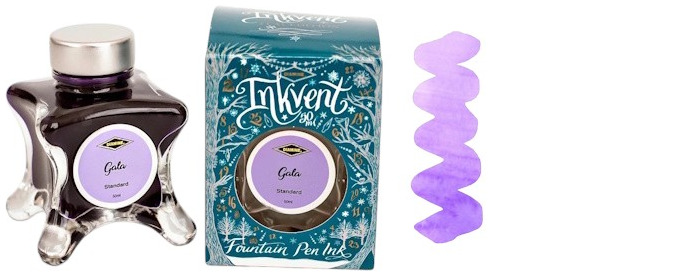 Bouteille d'encre Diamine, série Inkvent Teal Edition Encre Gala (50ml)