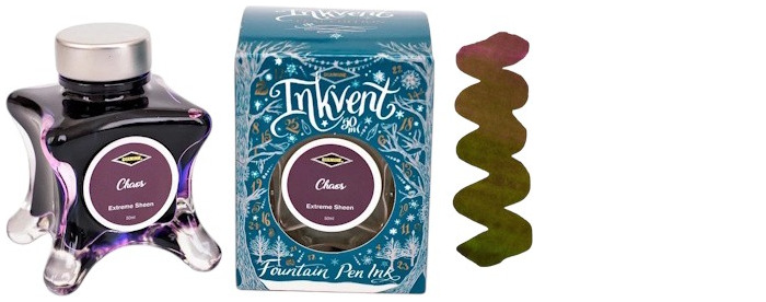 Bouteille d'encre Diamine, série Inkvent Teal Edition Encre Chaos (50ml)