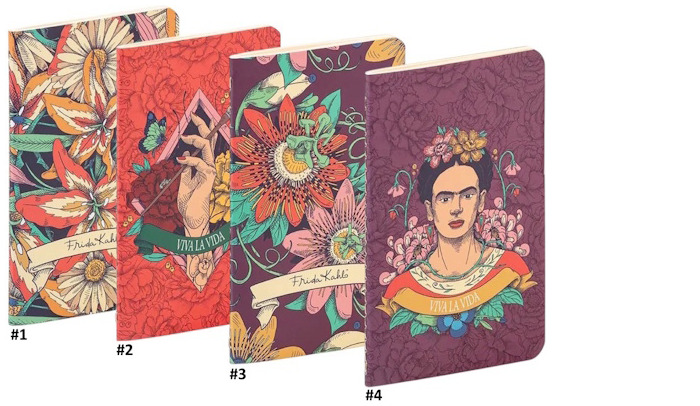 Carnet de notes Clairefontaine, série Frida Kahlo (Uni, 75 x 120 mm, Cousu)