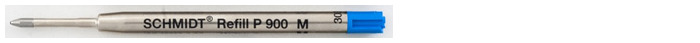 Recharge stylo Schmidt, série Ball Refill Encre bleu (P900)