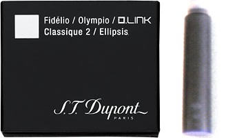 Cartouche d'encre Dupont, S.T., série Refill & ink - Recharge & encre Encre noir