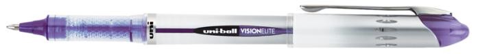Stylo à bille roulante Uni-Ball, série Vision Elite Encre pourpre