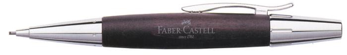 Faber-Castell Mechanical pencil , E-motion Wood/Chrome serie Dark brown