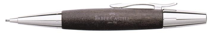 Faber-Castell Mechanical pencil , E-motion Wood/Chrome serie Black