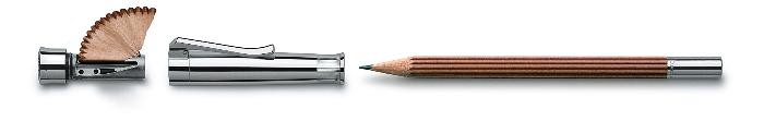 Crayon à mine en bois Faber-Castell, Graf von, série Perfect Pencil Brun