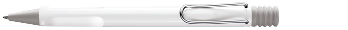 Lamy  Ballpoint pen, Safari series White Chrome Clip