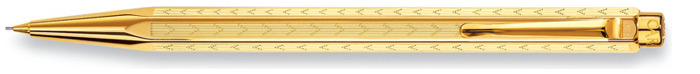 Caran d'Ache Mechanical pencil, Ecridor Chevron series Gilded (with free space)