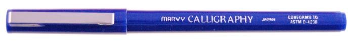 Marvy Felt pen, Calligraphy serie Blue ink