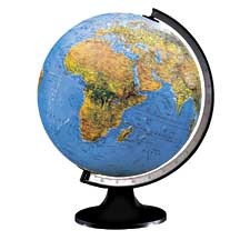 Replogle Geographic Globe, Creative Learning serie Blue Luminus