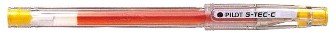 Stylo bille roulante Pilot, série G-tec-c4 Encre jaune