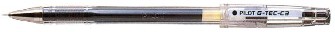 Stylo bille roulante Pilot, série G-tec-c3 Encre noir