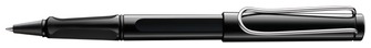 Stylo bille roulante Lamy , série Safari Noir Clip Chrome