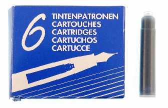 #14382 Craie stylo Chaco stylo nachfüll-cartouches blanc + bleu
