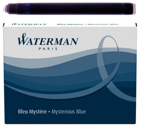 Waterman Ink cartridge, Refill & ink series Blue-black ink (Long)