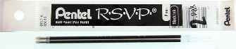 Recharge (stylo) Pentel , série Refill & ink - Recharge & encre Encre noir