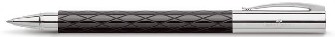 Stylo bille roulante Faber-Castell, série Ambition Rhombus Noir