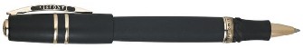 Stylo bille roulante Visconti , série Homo Sapiens Noir Bronze trim (Oversize)