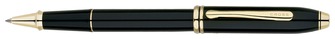 Stylo bille roulante Cross, série Townsend Noir Gt