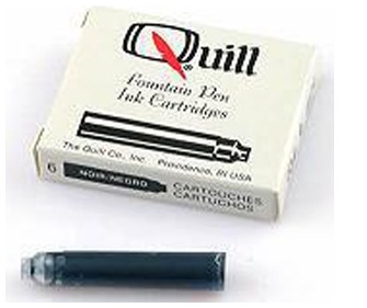 Cartouche d'encre Quill, série Refill & ink - Recharge & encre Encre noir
