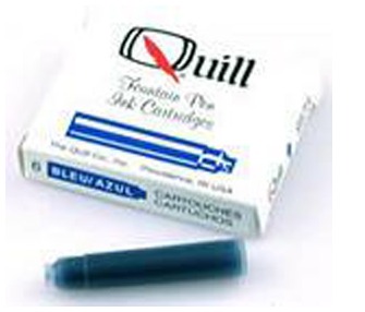 Cartouche d'encre Quill, série Refill & ink - Recharge & encre Encre bleu royal