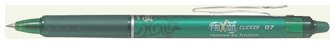 Stylo encre gel Pilot, série Frixion Ball Clicker Encre Verte